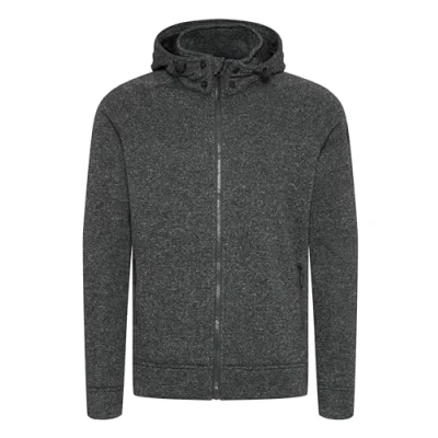 Abbildung von Indicode Jeans Idchillingworth Sweatjacke, Herren, Größe: Medium, Mottled dark grey