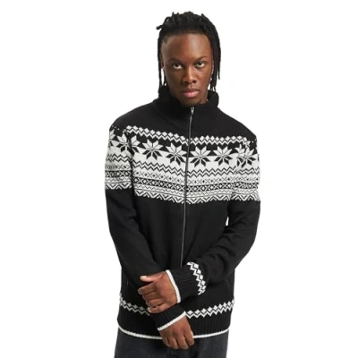 Abbildung von Brandit Norweger Strickjacke, Herren, Größe: Large, Black