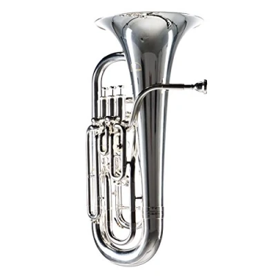 Abbildung von Monzani MZEP 1150S Bb Euphonium, Vollkompensiertes Messinginstrument, Leichte Ansprache, Voll, Warmer Ton, Unproblematische Intonation, Inklusive Mundstück und Hardcase