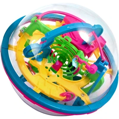 Abbildung von ADDICTABALL 3D Kugellabyrinth 14 cm, Puzzle Ball mit 100 Etappen, Kugelspiel, Geschicklichkeit Labyrinth Ball, Geschenke, Geduldspiele für Kinder und Erwachsene ab 6 Jahren
