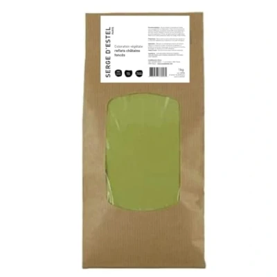 Abbildung von Henna dunkle Kastanien, 1 kg, pflanzliche Haarfarbe, 100% natürlich, bietet herrliche kastanienfarbene Reflexe, ohne das Haar zu schädigen. Ideal für braunes rotbraunes kastanienbraunes