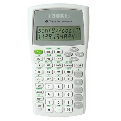 Abbildung von Texas Instruments Taschenrechner TI 30X IIB, Batteriebetriebener, Mathematik und Wissenschafts