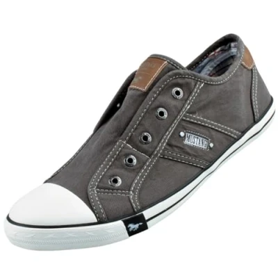 Abbildung von Mustang Shoes Slip On Sneaker Slipper, Sommerschuh, Freizeitschuh mit praktischem Gummizug