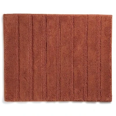 Abbildung von Kela Badematte Megan, 65 cm x 55 cm, 100% Baumwolle, Terra, rutschhemmend, waschbar bis 30 C, geeignet für Fußbodenheizung, 23588