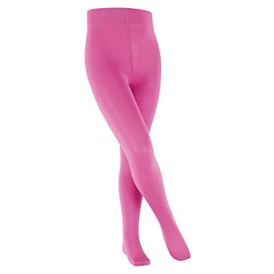 Abbildung von FALKE Unisex Kinder Strumpfhose Cotton Touch K TI blickdicht dick einfarbig 1 Stück, Rosa (Gloss 8550), 152 164