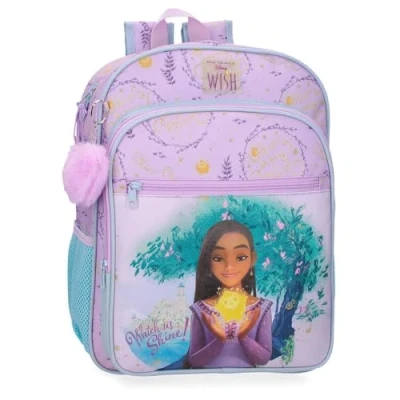 Abbildung von Disney Joumma Watch us Shine Schulrucksack, anpassbar an Trolley, Rosa, 30 x 38 12 cm, Polyester, 13,68 l, Trolley