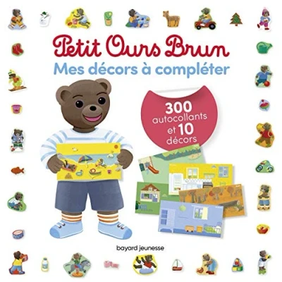 Abbildung von Mes décors à compléter Petit Ours Brun 300 autocollants et 10 décors: Avec