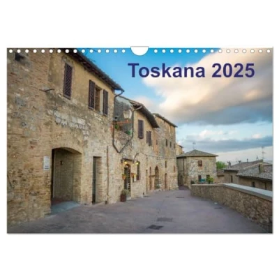 Abbildung von Toskana 2025 (Wandkalender DIN A4 quer), CALVENDO Monatskalender