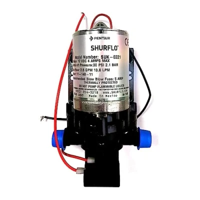 Abbildung von Shurflo Trail King 10 Wasserpumpe, Silber, 12V, 30 PSI