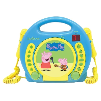 Abbildung von Lexibook Tragbarer CD Player mit 2 Mikrofonen Peppa Wutz