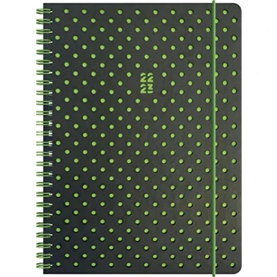 Abbildung von BRUNNEN Schülerkalender „Grey &amp; Green“ 2022/2023 A5 2 Seiten = 1 Woche