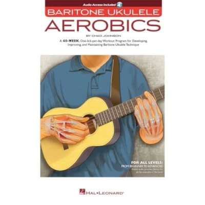 Abbildung von Baritone Ukulele Aerobics: For All Levels Beginner to Advanced (Book/Online Audio): Levels: from Advanced; Includes Downloadable Audio