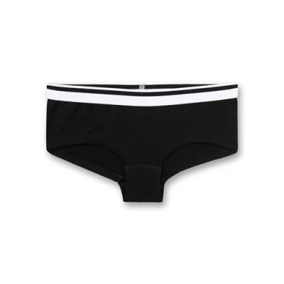 Abbildung von Sanetta Mädchen Cutbrief Schwarz Hochwertige und nachhaltige Unterhose für aus Baumwolle. Unterwäsche 176