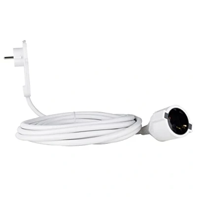 Abbildung von REV Smart, Flachstecker Verlängerung 8mm, Verlängerungskabel 5m, max. 3680W, weiss