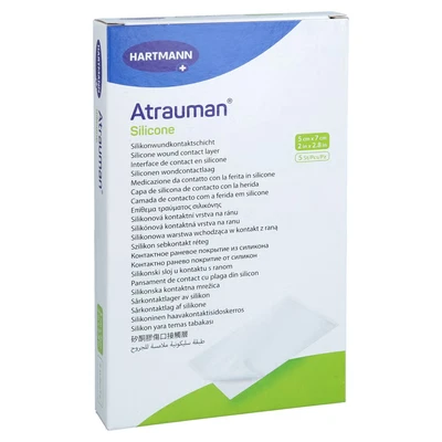 Abbildung von Atrauman Silicone Steril 5x7 cm Kompress 5 St