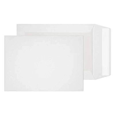 Abbildung von Blake Purely Packaging 5111 Versandtasche Mit Papprückwand Haftklebung Weiß C5 229 x 162 mm 120g/m² 125 Stück