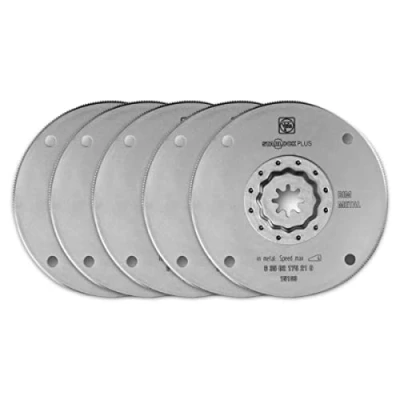 Abbildung von FEIN 63502175230 HSS Sägeblatt, Rund, SLP, Durchmesser 100 mm, 0.7 Schnitt (5 er Pack)
