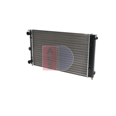 Abbildung von AKS DASIS 040190N Kühler, Motorkühlung 525 320 34 Kühlrippen mechanisch gefügt VOLKSWAGEN: Polo II Coupe, Schrägheck, Passat B2 Variant