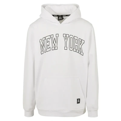 Abbildung von Starter NEW YORK Kapuzenpullover, Herren, Größe: Large, White