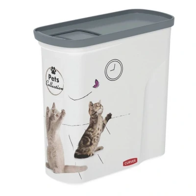 Abbildung von Curver Futterbehälter 254870, Kunststoff, PetLife 2L Futtervorratsbehälter