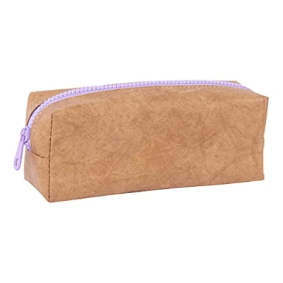 Abbildung von APLI 18952 Mehrzweck Mäppchen aus Kraftpapier Violett Federmäppchen