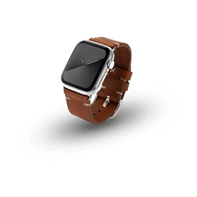 Abbildung von JT Berlin Watchband Alex II Vintage Apple Watch Ultra/42/44/45mm braun Edelstahl M 10829