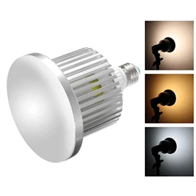 Abbildung von Hersmay 95 LED Videoleuchte 5500K 3200K Dimmbar E27 Videolicht Fotolicht Softbox Studio Dauerlicht Kit für Kamera Foto Video Fotografie Fotoleuchte mit drahtloser Fernbedienung