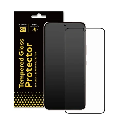 Abbildung von RhinoShield Displayschutz kompatibel mit [Samsung Galaxy S22+] 9H 3D Gebogenes Edge to Glas Vollständige Abdeckung Klarer &amp; kratzfester
