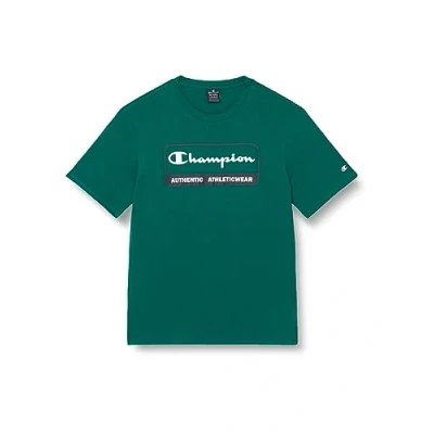 Abbildung von Champion Herren Legacy Graphic Shop Authentic s Crewneck T Shirt, dunkelgrün, Small