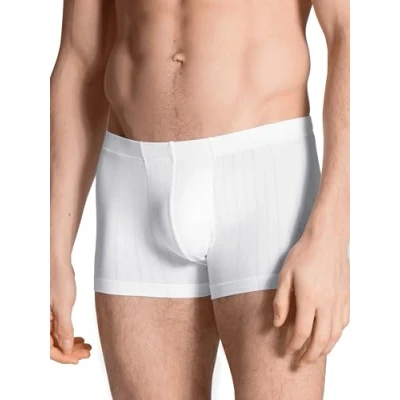 Abbildung von CALIDA Pure &amp; Style Boxershorts Herren, mit maskulinem Nadelzug, stoffüberzogenem Gummibund, atmungsaktiv, schnelltrocknend geruchshemmend