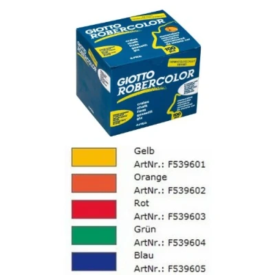 Abbildung von Lyra Wandtafelkreide Giotto Robercolor grün 100 Stück