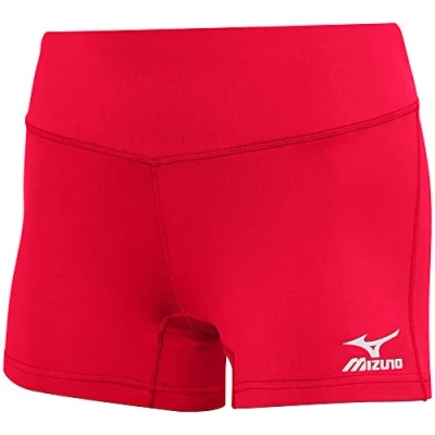 Abbildung von Mizuno Damen Victory Volleyball Bekleidung Shorts Damen, Rot, M EU
