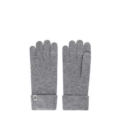 Abbildung von Roeckl Essentials Fingerhandschuh, Damen, Größe: One Size, Silvergrey