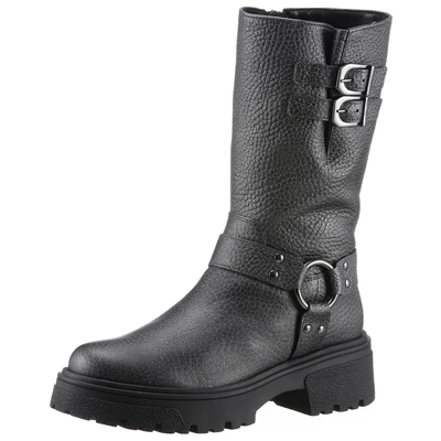 Abbildung von Gabor Plateaustiefel, Damen, Größe: 36, Antiksilber Schuhe