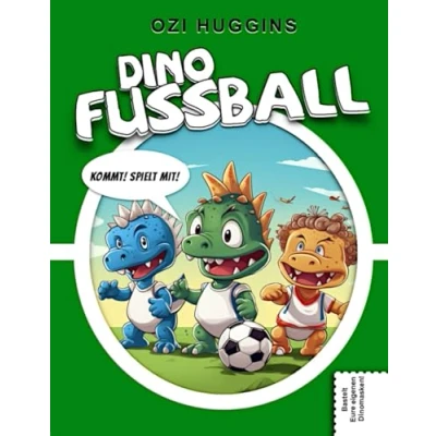 Abbildung von Dino Fussball: Ein lustiges Malbuch für Kinder Geschichten und Bastel Seiten. (Ozi Huggins&#039; Abenteuer)