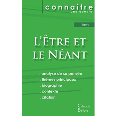 Abbildung von Fiche de lecture L&#039;Être et le Néant Jean Paul Sartre (Analyse philosophique référence résumé complet)