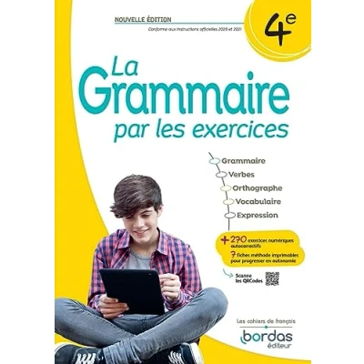 Abbildung von La grammaire par les exercices 4e 2023 Cahier élève