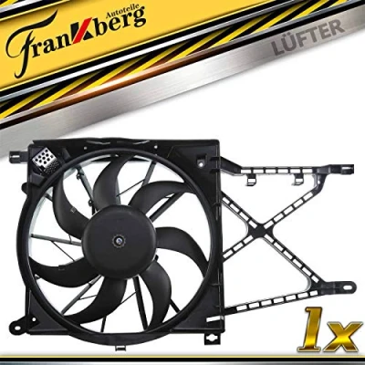 Abbildung von Kühlerlüfter Motorkühlung Lüfter für Astra H L48 L35 L08 L70 L69 L67 Zafira B A05 I4 1.6L 1.8L Ø: 390 2004 2015 1314556