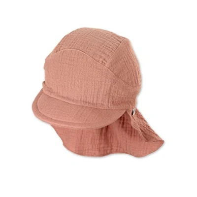 Abbildung von Sterntaler Unisex Kinder Schirmmütze Nackenschutz Uni Kindermütze, Braun, 49 EU