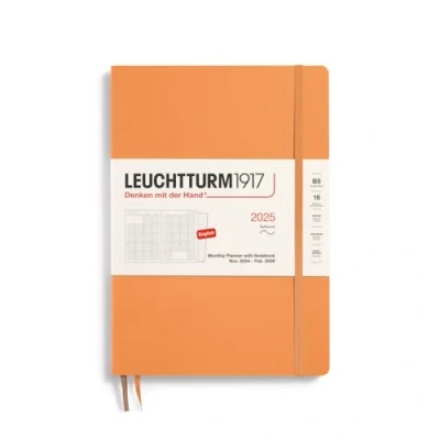 Abbildung von LEUCHTTURM1917 370709 Monatsplaner &amp; Notizbuch Composition (B5) 2025, 16 Monate, Softcover, Apricot, Englisch
