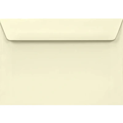 Abbildung von Netuno 800 Umschläge Elfenbein DIN C6 11,4 x 16,2 cm 100g Lessebo Smooth Ivory Briefumschläge Creme nassklebend ohne Fenster für Einladungskarten Geburtstagskarten Glückwunschkarten Grußkarten Briefe
