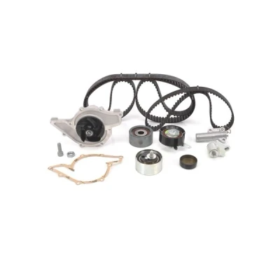 Abbildung von BOSCH 1 987 948 519 Wasserpumpe + Zahnriemensatz mit Spanndämpfer, Spannrolle 207 AUDI: A4 B6 Limousine, A6 C5 Avant, Limousine