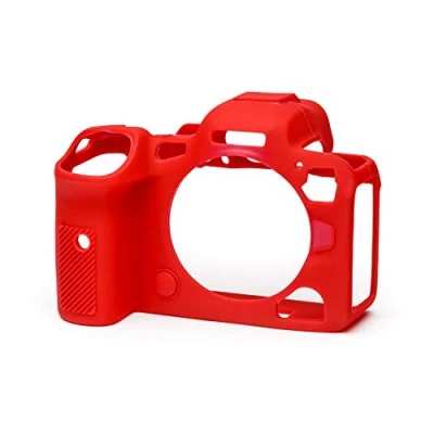 Abbildung von easyCover Silikon Kameratasche Schutz für Ihre Kamera Canon R5/R6/R6 II Rot
