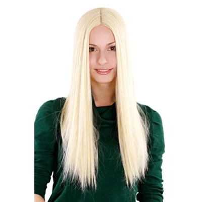Abbildung von WIG ME UP 3254 KB88 Hellblonde Perücke glatt Mittelscheitel 55cm