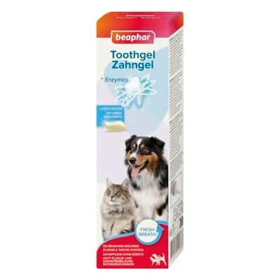Abbildung von beaphar Tier Zahncreme Dog A Dent Zahngel für Hunde &amp; Katzen 100 g