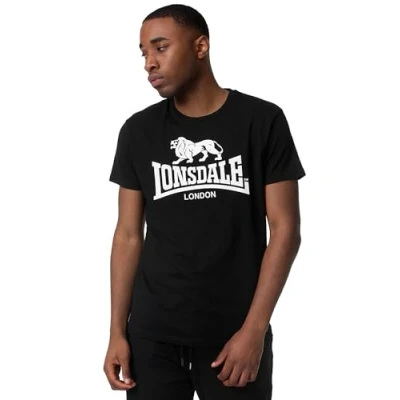 Abbildung von Lonsdale Herren ST. ERNEY T Shirt, Schwarz, 4XL