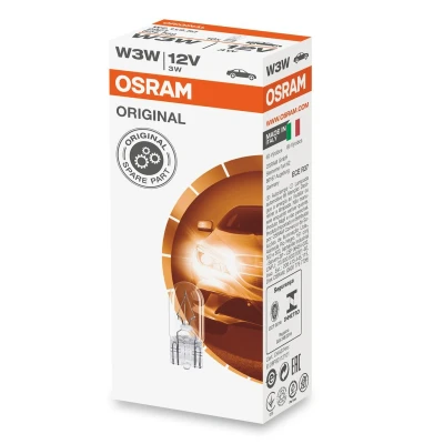 Abbildung von OSRAM ORIGINAL LINE 2821 Glühlampe, Blinkleuchte 12 3 W3W VOLKSWAGEN: Golf 7 Schrägheck, Passat B6 Variant, AUDI: A4 Limousine