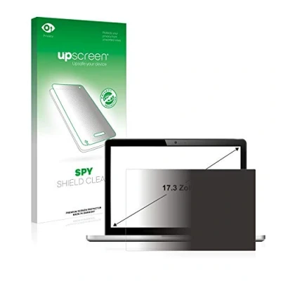 Abbildung von upscreen 17.3&quot; Anti Spy Blickschutzfolie für 17,3 Zoll Notebooks (43.9 cm) [383 x 215 mm, 16:9] Privacy Sichtschutz, Displayschutz Folie