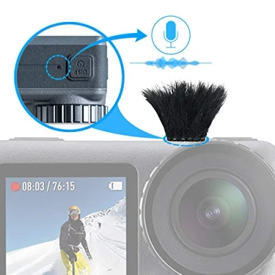 Abbildung von YOUSHARES 10er Pack Windschutzscheibe Windschutz für DJI OSMO Action Cam, Windslayer Effizientes Schneiden von Windgeräuschen