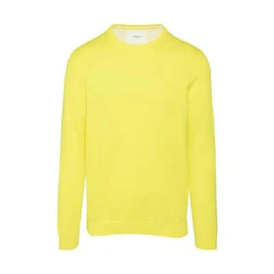 Abbildung von s.Oliver Logostickerei Strickpullover, Herren, Größe: XL, Vanille